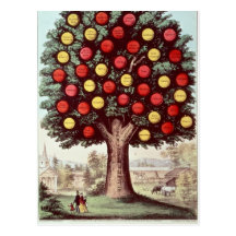 The Tree of Temperance, 1872 Postcards