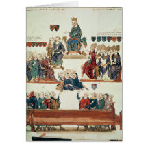 The Trial of Robert d'Artois , Count of Card