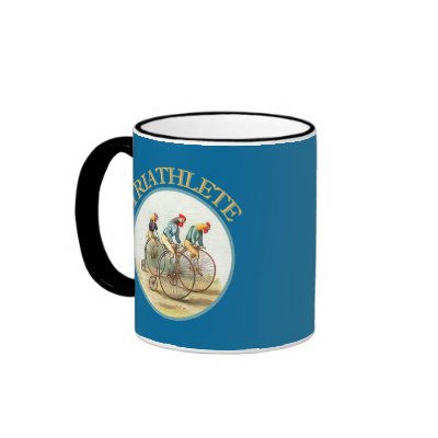 The Triathlon of Chickens Coffee Mug