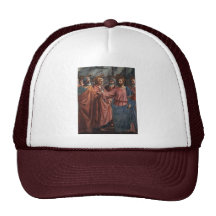 The Tribute Money  By Masaccio (Best Quality) Mesh Hat