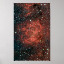 The Trifid Nebula, Infrared Posters