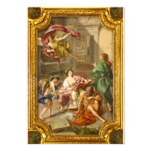 The Triumph of History over Time by Anton R Mengs Custom Invites