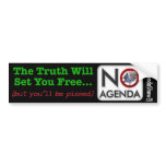 The Truth Hurts bumper stickers