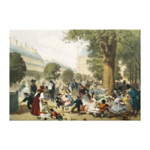 The Tuileries, 1856 Canvas Prints