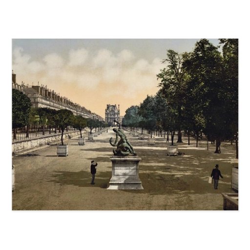 The Tuileries garden, Paris, France classic Photoc Post Card