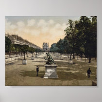 The Tuileries garden, Paris, France classic Photoc Poster