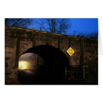The Tunnel I - Magical World Beyond Tunnel Arch Greeting Cards