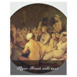 The Turkish Bath (Tondo) By Ingres Jean Auguste Do flyers