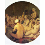 The Turkish Bath (Tondo) By Ingres Jean Auguste Do photo sculptures