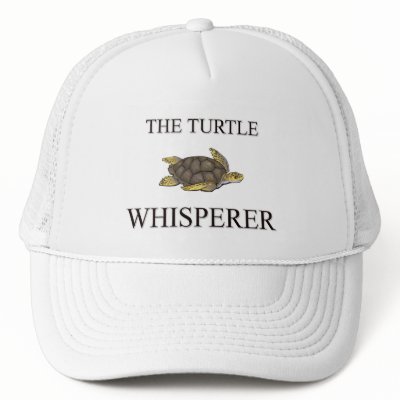 The Turtle Whisperer Hat by AnimalShirts