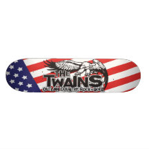 The Twains Screamin' Eagle Skateboard!
