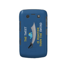 The Tweet is Mightier Than the Sword Blackberry Bold Cases