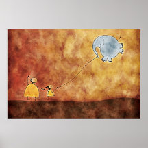 The Two and The Elephant Poster
