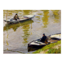 The Two Anglers by Monet Postcard