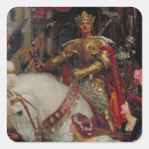 The Two Crowns [Sir Frank Dicksee] Stickers