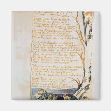 The Tyger, from Songs of Innocence Refrigerator Magnet