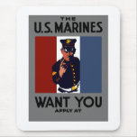 The U.S. Marines Want You mousepads