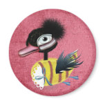 The Ugly Duckling fairytale pink grungy magnet by Rupydetequila The Ugly Duckling fairytale pink grungy magnet