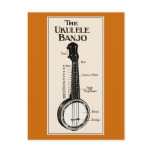 The Ukulele Banjo Postcard