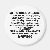 The Ultimate Gamer's Creed (White) Refrigerator Magnet
