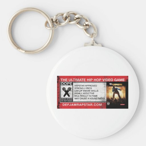 The Ultimate Hip-Hop Video Game Keychain