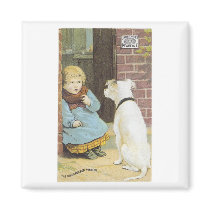 The Unexpected Visitor - Pearline Boy With Dog