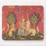 The Unicorn and Maiden Mediaeval Tapestry Image Mousemat