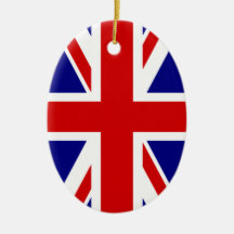 The Union Jack Flag Christmas Ornaments