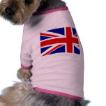 The Union Jack Flag Doggie T Shirt