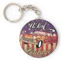The United States of America 59 vintage keychains