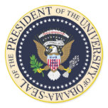 The University of Obama Presidential Seal. stickers