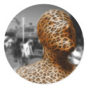 The unreal Cat sticker