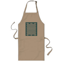 The Ups And Downs Art Poster 10-BLUE Aprons
