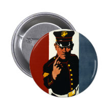 The US Marines Want You Buttons
