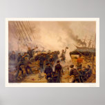The USS Kearsarge Sinks the CSS Alabama in 1864 Posters