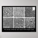 The Variety of Martian Soil Types in Eagle Crater posters