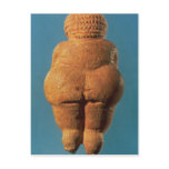 The Venus of Willendorf postcards