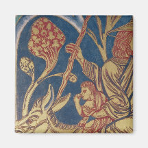 The Verduner Altar, detail of one panel border Refrigerator Magnets