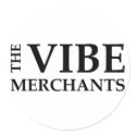 The Vibe Merchants logo stickers