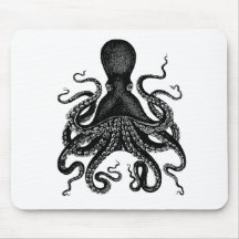 The Victorian Octopus Mousepads