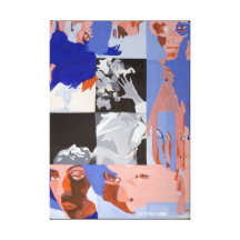 THE VIEWING by CR SINCLAIR Stretched Canvas Print
