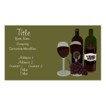 The Vino Vixen - (The Beauty in the Bottle) Business Card