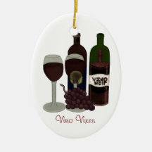 The Vino Vixen - (The Beauty in the Bottle) Ornaments