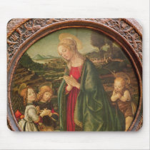 The Virgin Adoring the Christ Child Mousepads