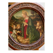 The Virgin Adoring the Christ Child Post Card