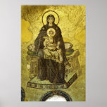 The Virgin and Child Mosaic from the Hagia Sophia posters