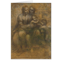 The Virgin and Child with Saint Anne & Saint John Card