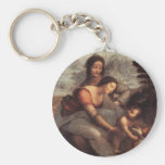 The Virgin and Child with St Anne Keychains
