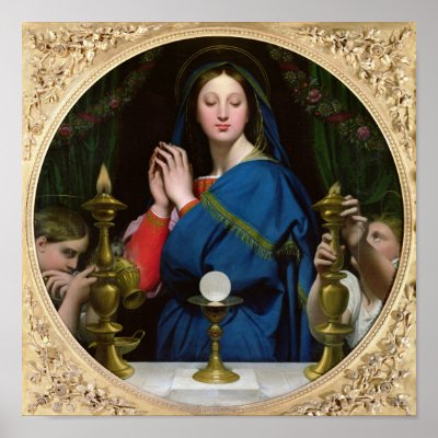 The Virgin of the Host, 1854 Posters