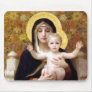 The Virgin of the Lillies Mouse Pads